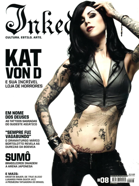 Inked Brasil Nº 08 - Kat Von D