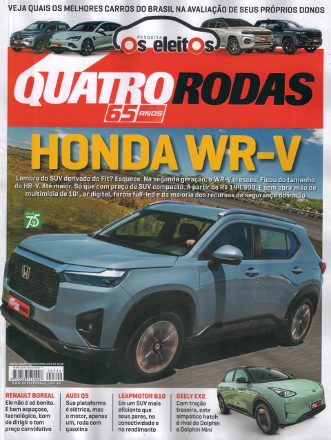 Quatro Rodas Nº 799 - Honda WR-V