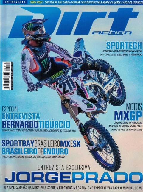 Dirt Action Nº 343 - Motos MXGP / Jorge Prado / Bernardo Tibúrcio