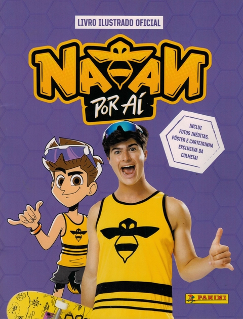 Álbum de Figurinhas - Natan Por Aí + 10 Envelopes (50 Figurinhas)