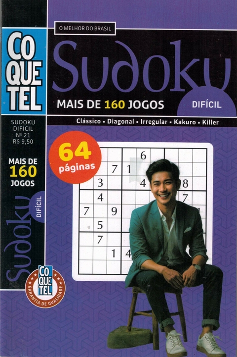 Coquetel Coletânea Sudoku Difícil Nº 21