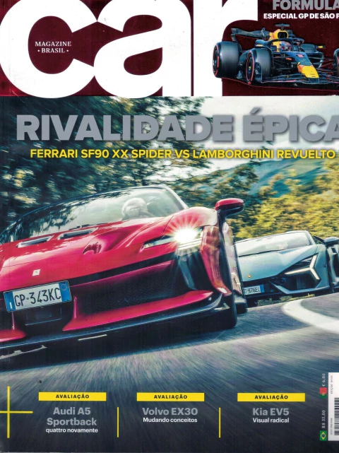 Car Magazine Brasil Nº 124 - Ferrari SF90 XX Spider Vs Lamborghini Revuelto