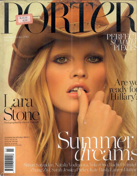 Porter Magazine - 2014/Summer - Lara Stone