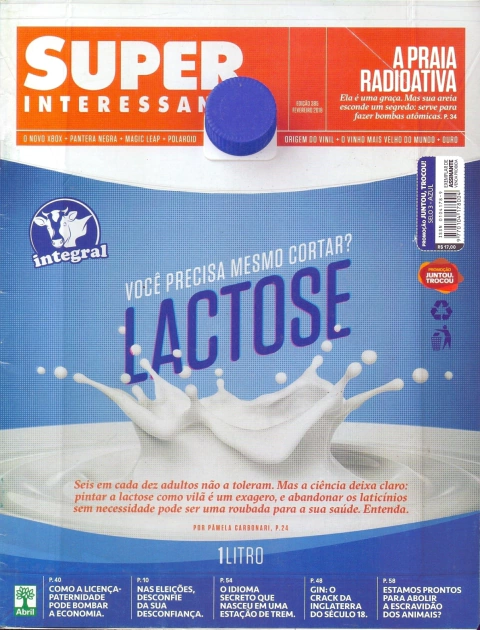 Superinteressante Nº 385 - Você Precisa Mesmo Corta? Lactose