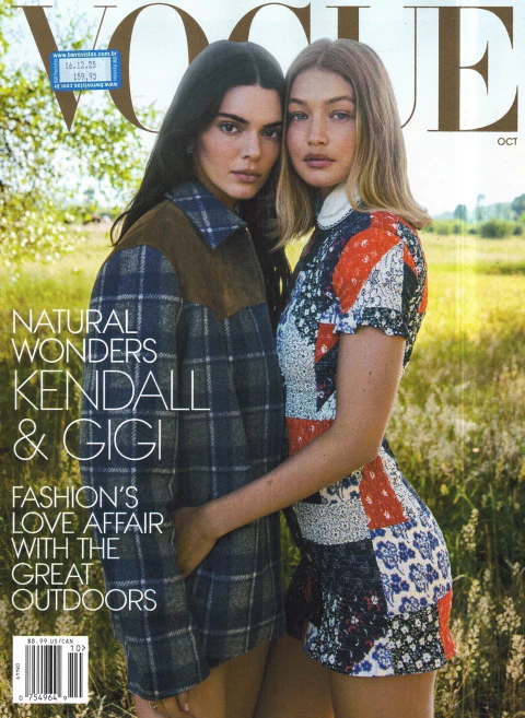 Vogue Americana - 2025/10 - Kendall Jenner e Gigi Hadid