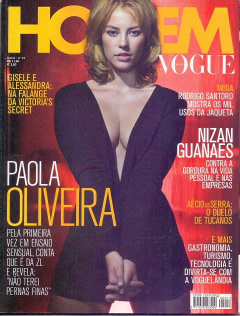 Homem Vogue Nº 13 - Paolla Oliveira