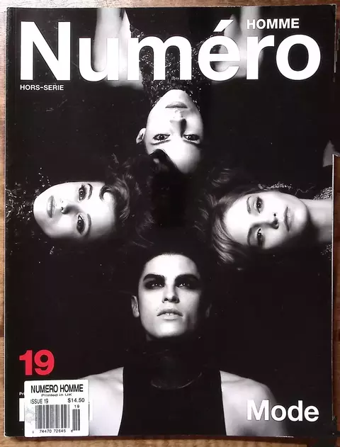 Numero Homme Nº 19 - Abbey Lee , Baptiste Giabiconi , Freja Beha Erichsen , Heidi Mount-Whitworth