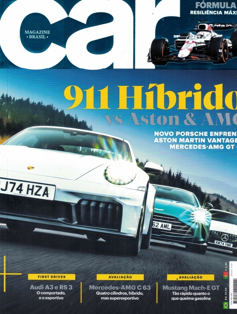 Car Magazine Brasil Nº 128 - 911 Híbrido x Aston Martin Vantage e Mercedes AMG GT 63