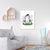 Quadro Zebrinha Watercolor - comprar online