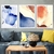 Kit 3 Quadros Abstrato Bolhas - comprar online