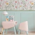 papel de parede imitando boiserie verde agua
