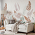 papel de parede painel folhagem