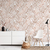 Papel de Parede Adesivo Folhas de Bananeira Rose Gold