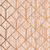 papel de parede geometrico rose com gold