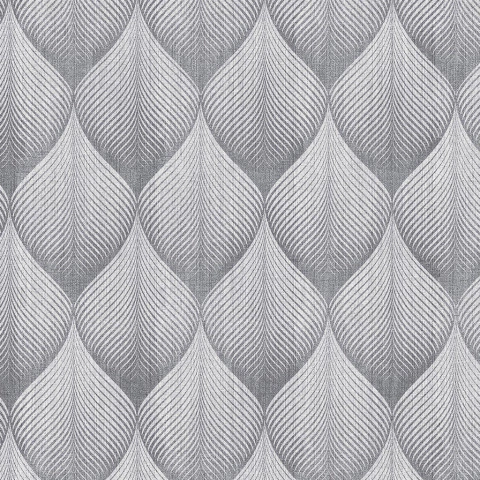 papel de parede abstrato folhas cinza