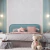 papel de parede quarto granilite azul e tiffany