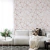 papel de parede zara rose mármore