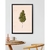 quadro com folhagem