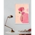 quadro flores rosa