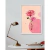 quadro flores rosa