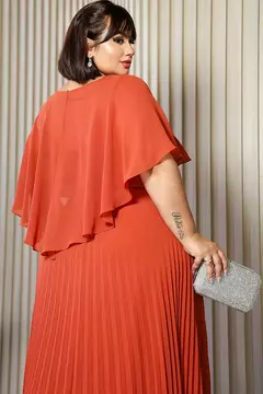 Vestido de Festa Longo Plissado em 6 Cores - REF1844 - loja online