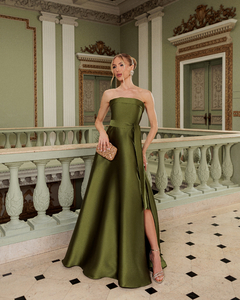Vestido de Festa Longo Tomara que Caia Zibeline 4 Cores - REF 1206