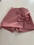 Short saia laço