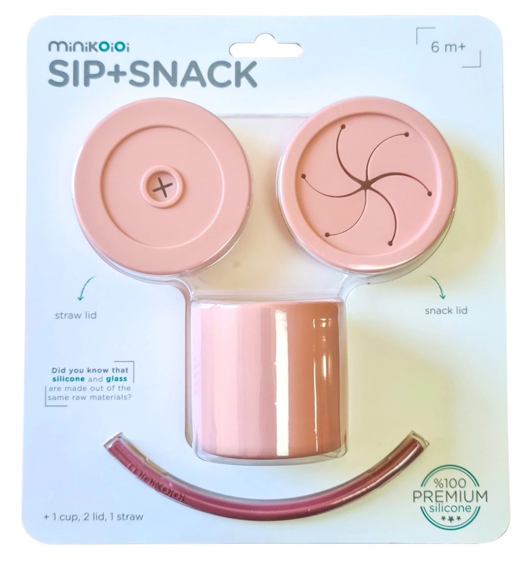 VASO 3 EN 1 CONTENEDOR CEREALES SORBETE SIP+ SNACK