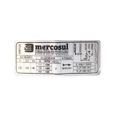 Motor (1/4CV-220/60/1F-3V-3/5uF - HLD28342A - Qualipeças 