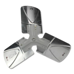 Hélice 3 Pás Aluminio Carrier - 17601020 - Peça para ar condicionado - Qualipeças
