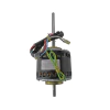 Motor Ventilador Evaporadora Weg 10329231 1/6 CV 220V 1F 60Hz 1,2 / 0,8 / 0,7 A 1400 / 1150 / 1000 RPM - HLC7003B