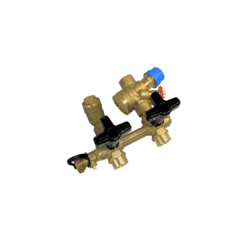 Cavalete AB-QM 4.0 FLEXO com Filtro Y - PN25 - DN15 - Ø 1/2" - 003Z1621 - Linha água gelada - Qualipeças