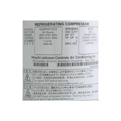 Compressor 6 TR, 380/60/3F R410A Hitachi AA50PHD-D2Y2 - 17F20903A - Peça para ar condicionado - Qualipeças