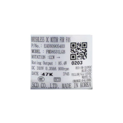 Motor corrente contínua Ar Condicionado LG - EAU60905403 - Qualipeças 