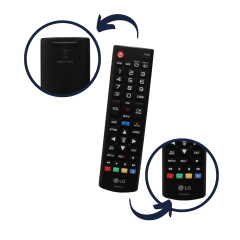Controle Remoto LG para Controle de Funções de Aparelhos Televisores – AKB75055701 - Qualipeças 