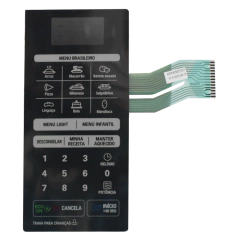 Membrana Auto-Adesiva LG de Plástico com Relevos Impressa para Forno Micro - Ondas – MFM63057001