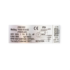 Motor Elétrico AC 1/8CV 220V/60HZ - 25901222 - loja online