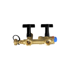 Cavalete AB-QM 4.0 FLEXO com Filtro Y - PN25 - DN15 - Ø 1/2" - 003Z1621 - Linha água gelada - Qualipeças