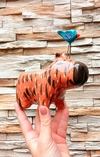 MACETAS CAPYBARA O CARPINCHO CON PAJARITO / PIEZAS ARTESANALES UNICAS / ELECCION DE COLOR PAJARITO, SEGUN DISPONIBILIDAD / TIENE DRENAJE