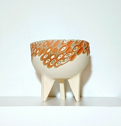 MACETAS CON PATITAS Y DISEÑO DEVASTADO EN TONOS TIERRA PRECIOSOS! / NO INCLUYEN PLANTAS / TIENEN DRENAJE / ELECCION SEGUN DISPONIBILIDAD - tienda online