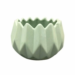 MACETAS CON DISEÑO GEOMETRICO / PIEZAS IMPORTADAS - TIENEN DRENAJE