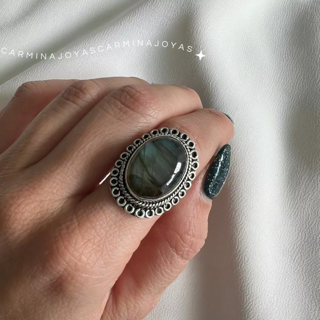 ANILLO PLATA Y SODALITA