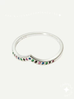 ANILLO PICBOW PLATA 925 Y CUBIC - comprar online