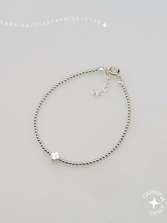 PULSERA PLATA 925 TREBOL