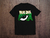 remera viejas locas color negra y verde