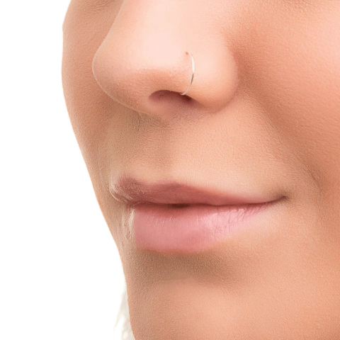 Piercing de Prata de Nariz - Argola