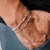 Pulseira de Prata Masculina Tijolinho Fina 1.8mm - Yass Pratas | Joias Atemporais