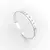 Bracelete de Prata Fases da Lua