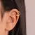 Piercing de Prata Argola Cravejada - Cartilagem