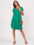 VESTIDO CURTO MANUELA VERDE BANDEIRA - comprar online